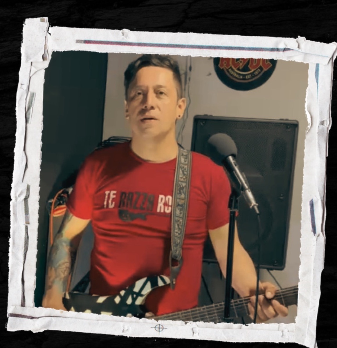 Álvaro León, guitarra y voz de Te Razza Roja